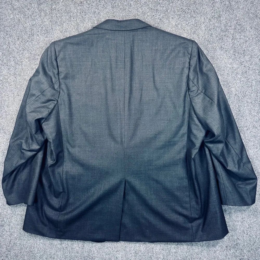 Mode Elegante 50R Vitale Barberis Canonico Super 150s Wool Gray Blazer Jacket